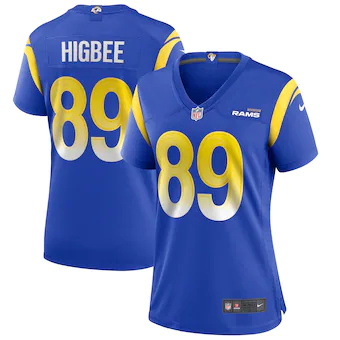 womens nike tyler higbee royal los angeles rams game player